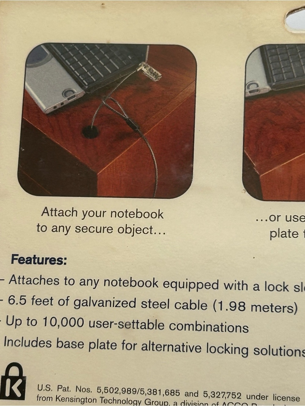 New Targus Defcon CL Laptop Computer Cable Lock PA410U - Picture 7 of 8